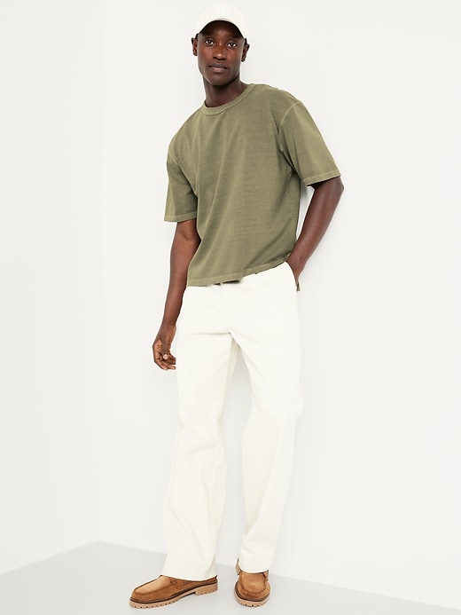 Image number 3 showing, Garment-Dyed Cropped T-Shirt