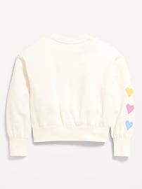Image number 3 showing, Favorite Fleece Oversized Graphic Sweatshirt for Girls