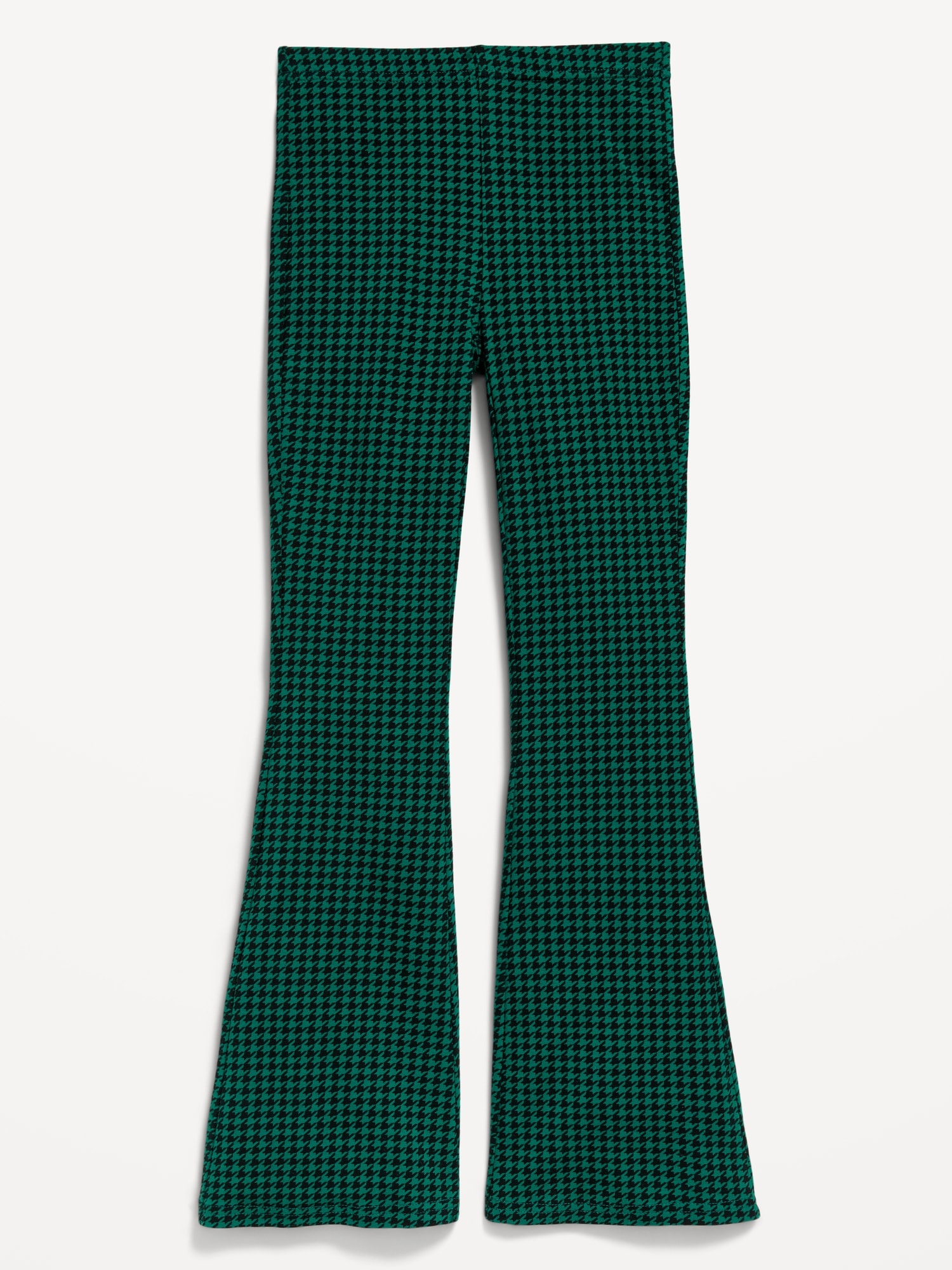 Printed High-Waisted Flared Leggings for Girls