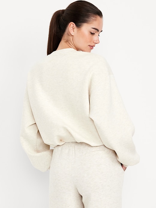 Image number 2 showing, Bounce Fleece Bubble-Hem Sweatshirt