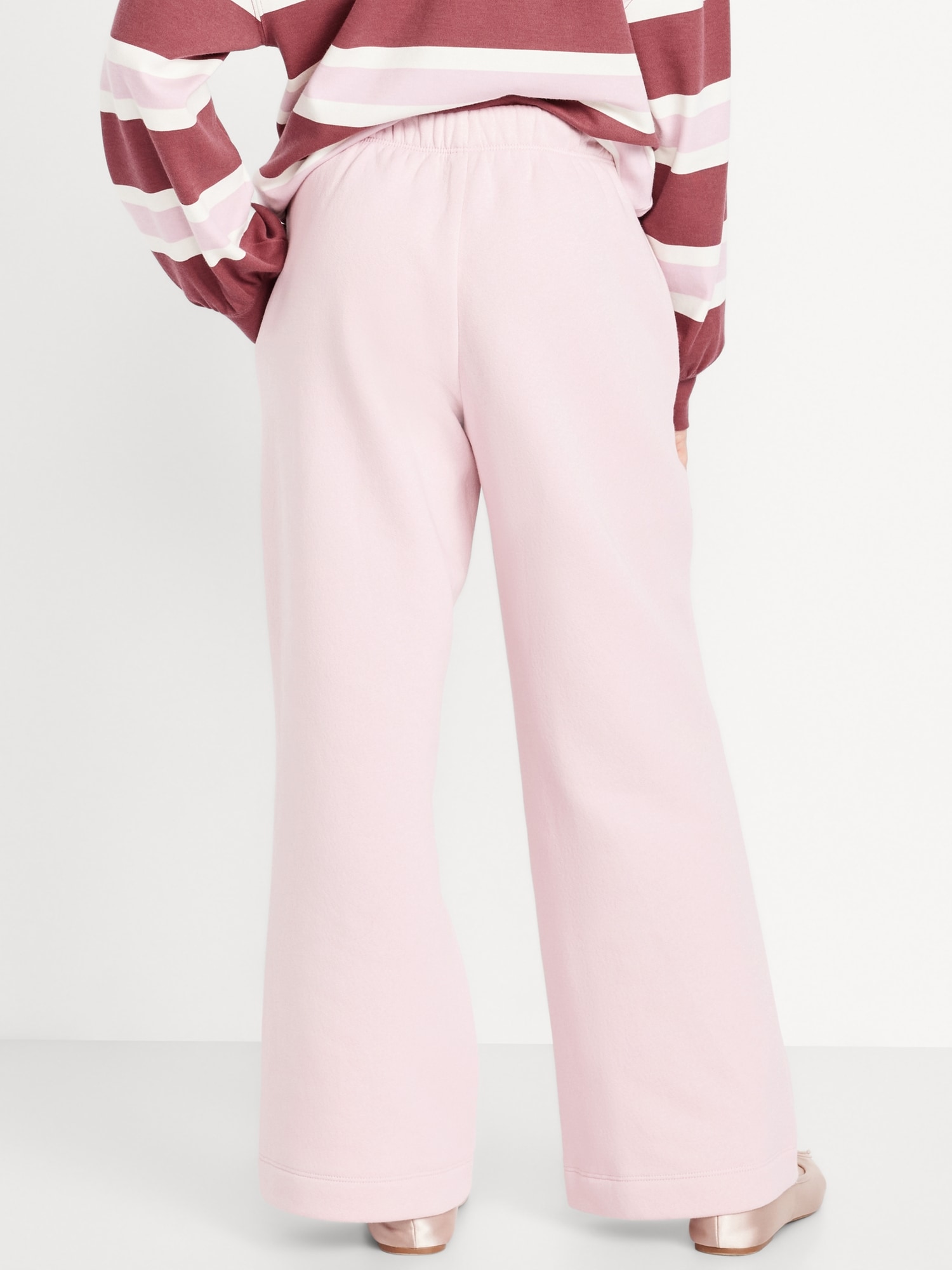 Favorite Fleece High-Waisted Wide-Leg Sweatpants for Girls