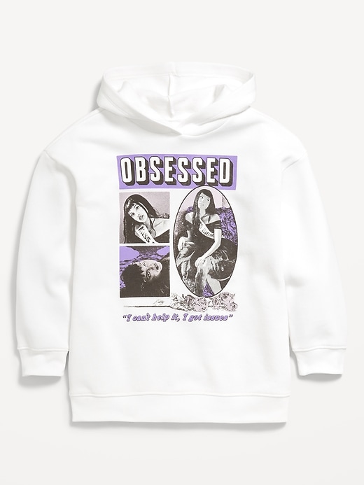 Image number 3 showing, Olivia Rodrigo™ Oversized Graphic Tunic Pullover Hoodie for Girls