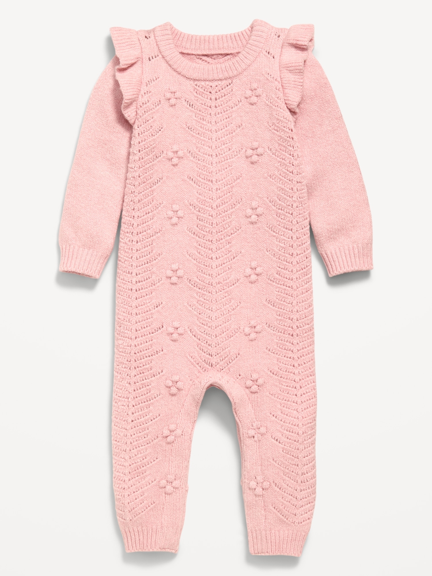 SoSoft Ruffled-Shoulder Sweater One-Piece for Baby