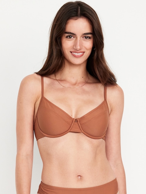 Balconette Swim Top - Terracotta Bronze