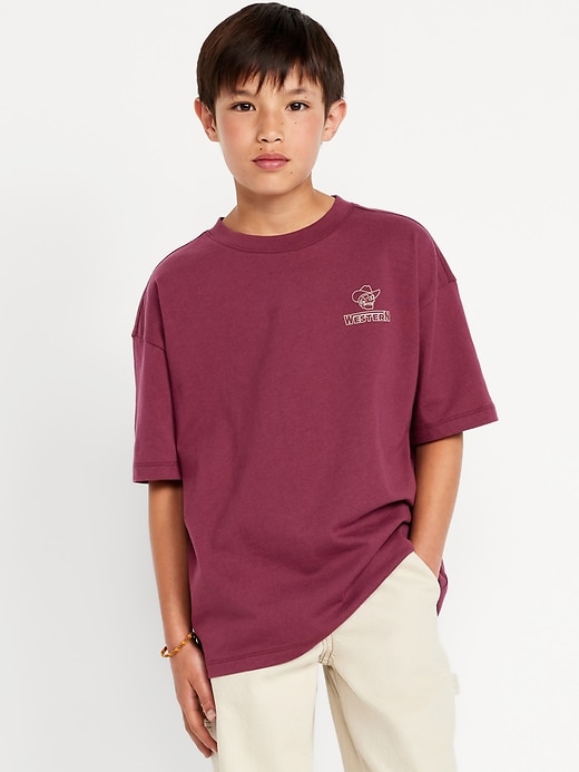 Image number 1 showing, Oversized Short-Sleeve Graphic T-Shirt for Boys