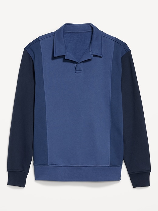 Image number 4 showing, Rotation Fleece Color-Block Polo