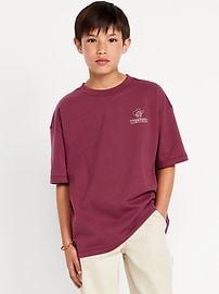 Image number 1 showing, Oversized Short-Sleeve Graphic T-Shirt for Boys