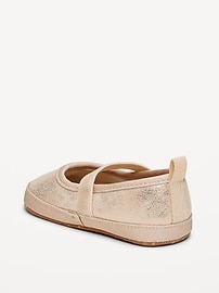 Image number 3 showing, Shiny Faux-Leather Ballet Flats for Baby
