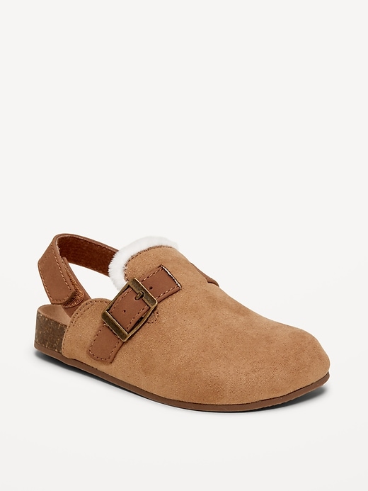 Image number 1 showing, Faux-Suede Clogs for Toddler Girls