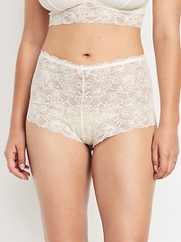Image number 5 showing, Lace Boyshort Underwear