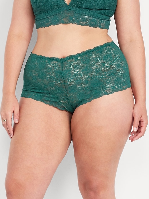Image number 7 showing, Lace Boyshort Underwear