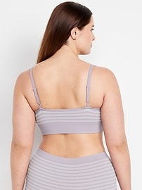 Image number 7 showing, Seamless Ribbed Longline Bralette