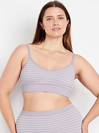 Image number 6 showing, Seamless Ribbed Longline Bralette