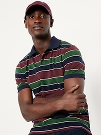 Image number 3 showing, Classic Fit Striped Pique Polo