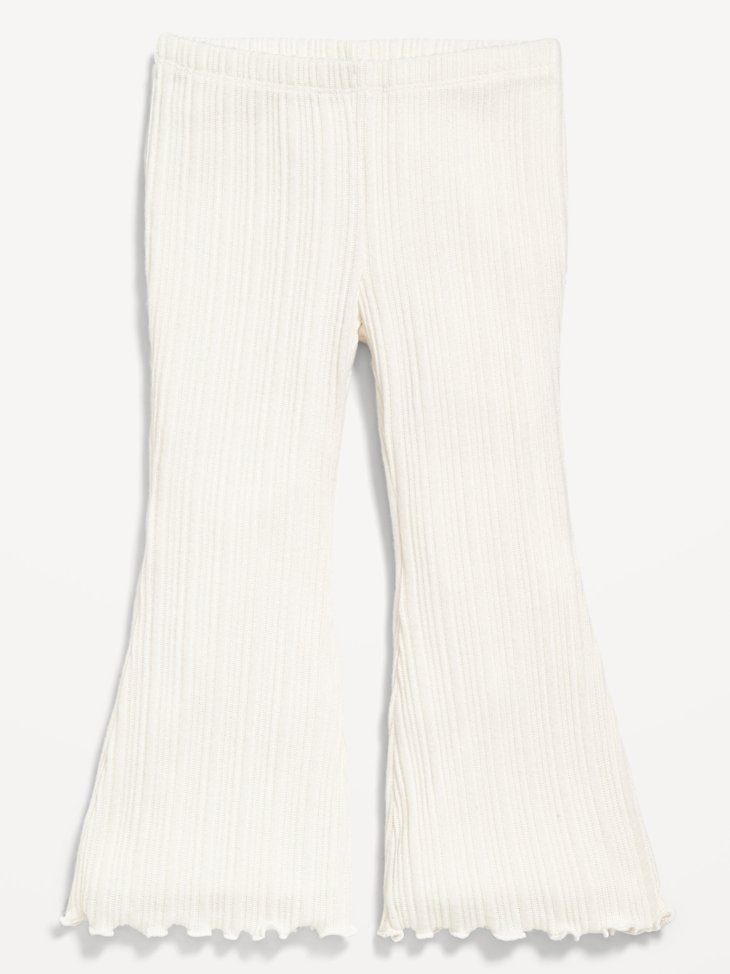 Cozy Ribbed Flare-Leg Leggings for Toddler Girls