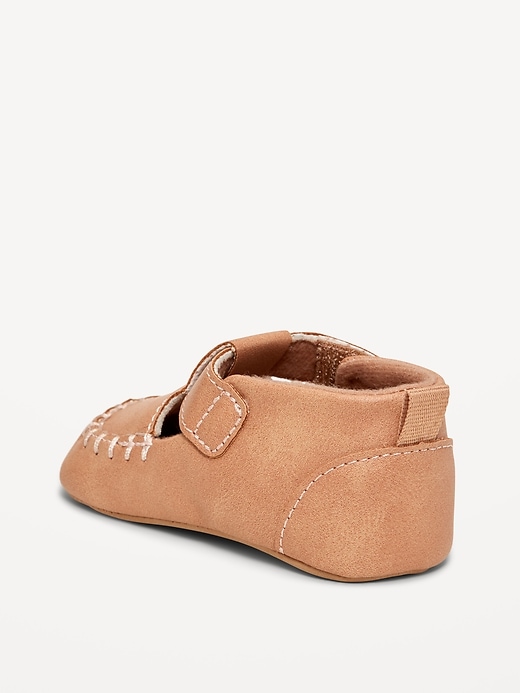 Image number 3 showing, Faux-Leather Moccasin Shoes for Baby