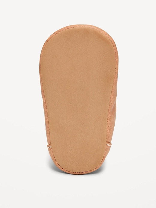 Image number 4 showing, Faux-Leather Moccasin Shoes for Baby