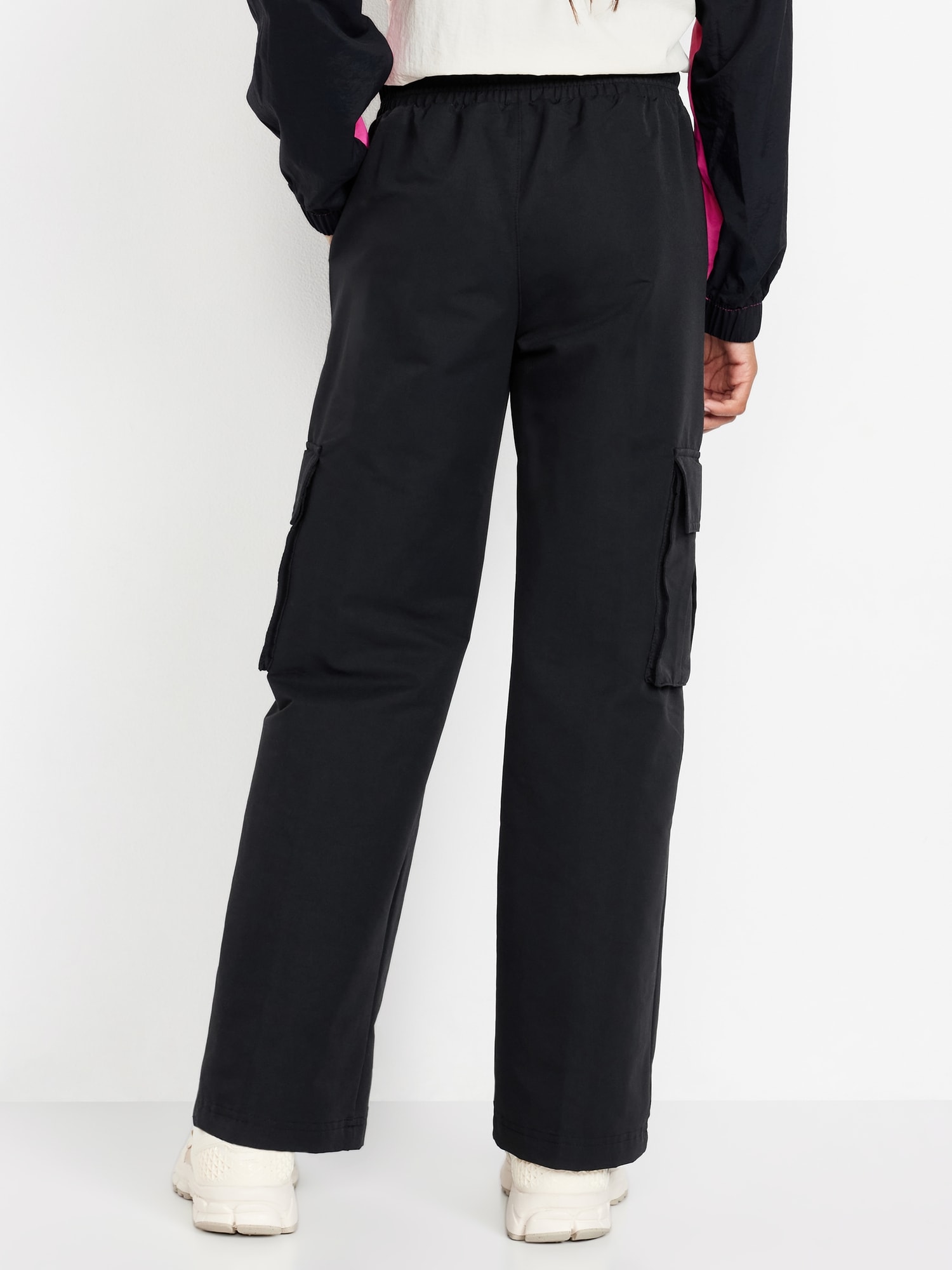 High-Waisted Cargo Wide-Leg Performance Pants for Girls