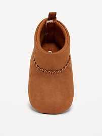 Image number 2 showing, Faux-Suede Moccasin Booties for Baby