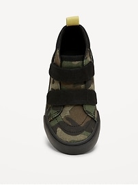 Image number 2 showing, Double Secure-Strap High-Top Sneakers for Toddler Boys