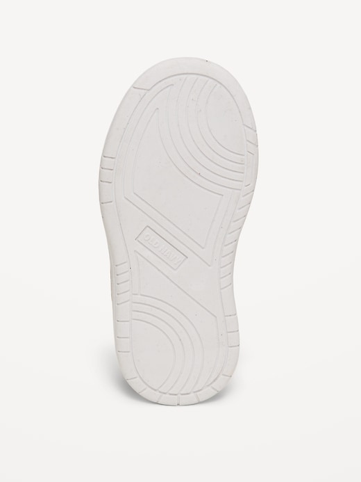 Image number 4 showing, Shiny Faux-Leather Sneakers for Toddler Girls