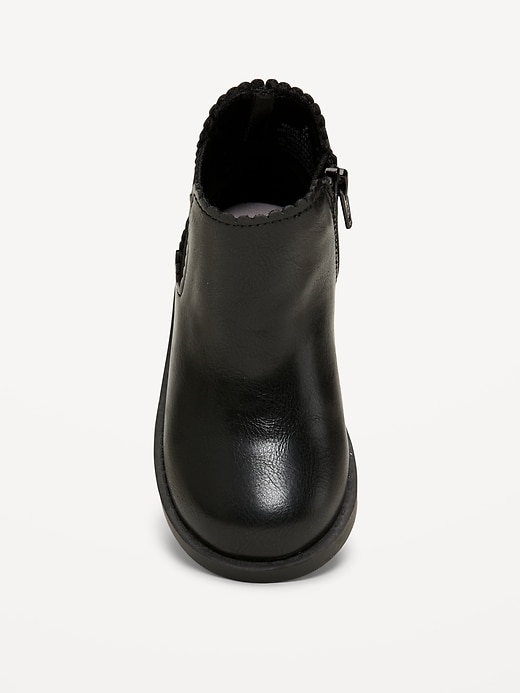 Image number 2 showing, Faux-Leather Chelsea Boots for Toddler Girls