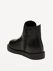 Image number 3 showing, Faux-Leather Chelsea Boots for Toddler Girls