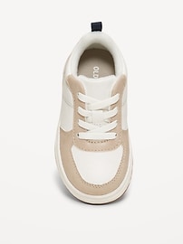 Image number 2 showing, Faux-Leather Sneakers for Toddler Boys