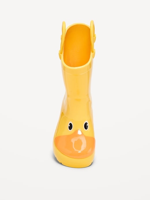 Image number 2 showing, Tall Duck-Graphic Rain Boots for Toddler Boys