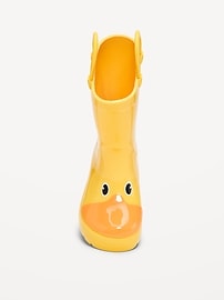 Image number 2 showing, Tall Duck-Graphic Rain Boots for Toddler Boys