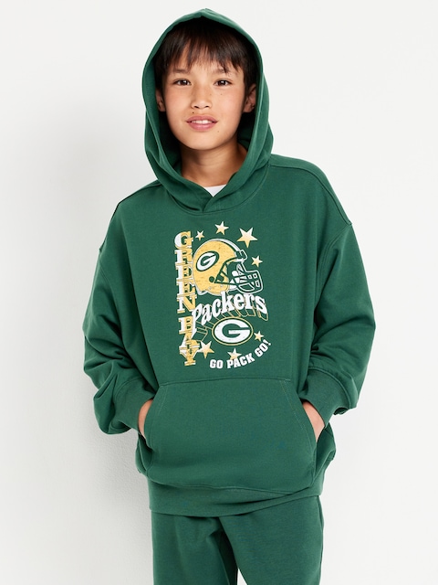 NFL™ Green Bay Packers™ Oversized Pullover Hoodie for Boys - Green Bay Packers