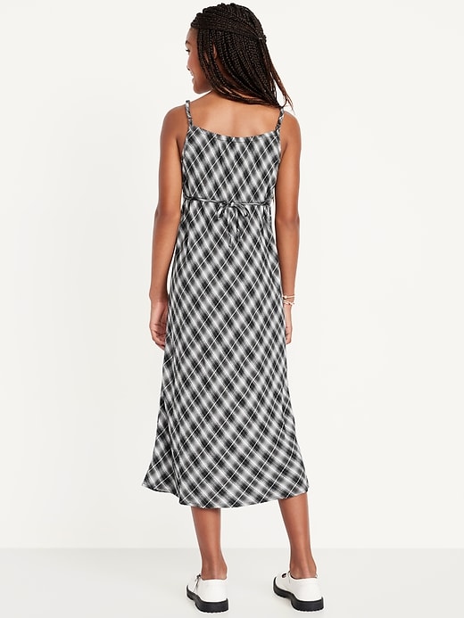 Image number 2 showing, Printed Sleeveless Fit and Flare Maxi Dress for Girls