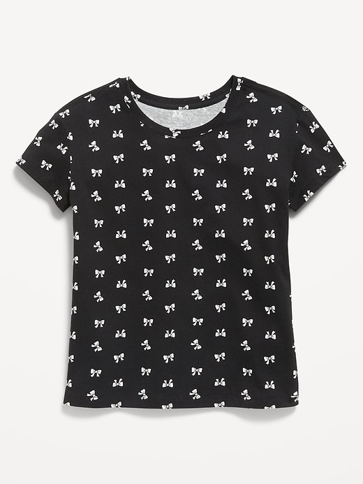 Image number 1 showing, Softest Printed Short-Sleeve T-Shirt for Girls