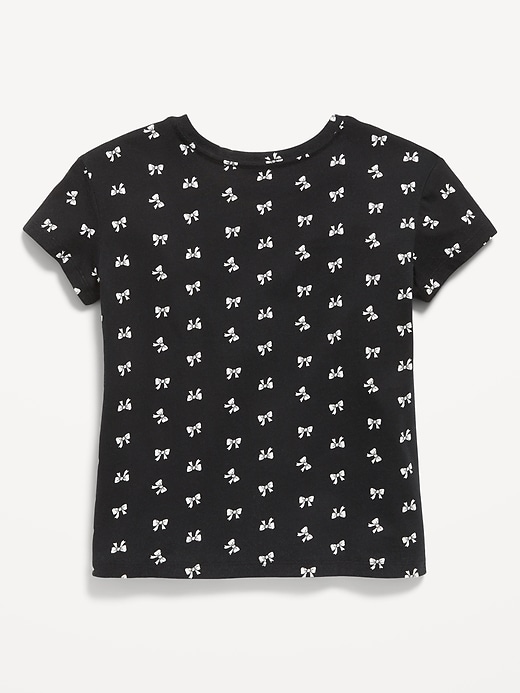 Image number 2 showing, Softest Printed Short-Sleeve T-Shirt for Girls