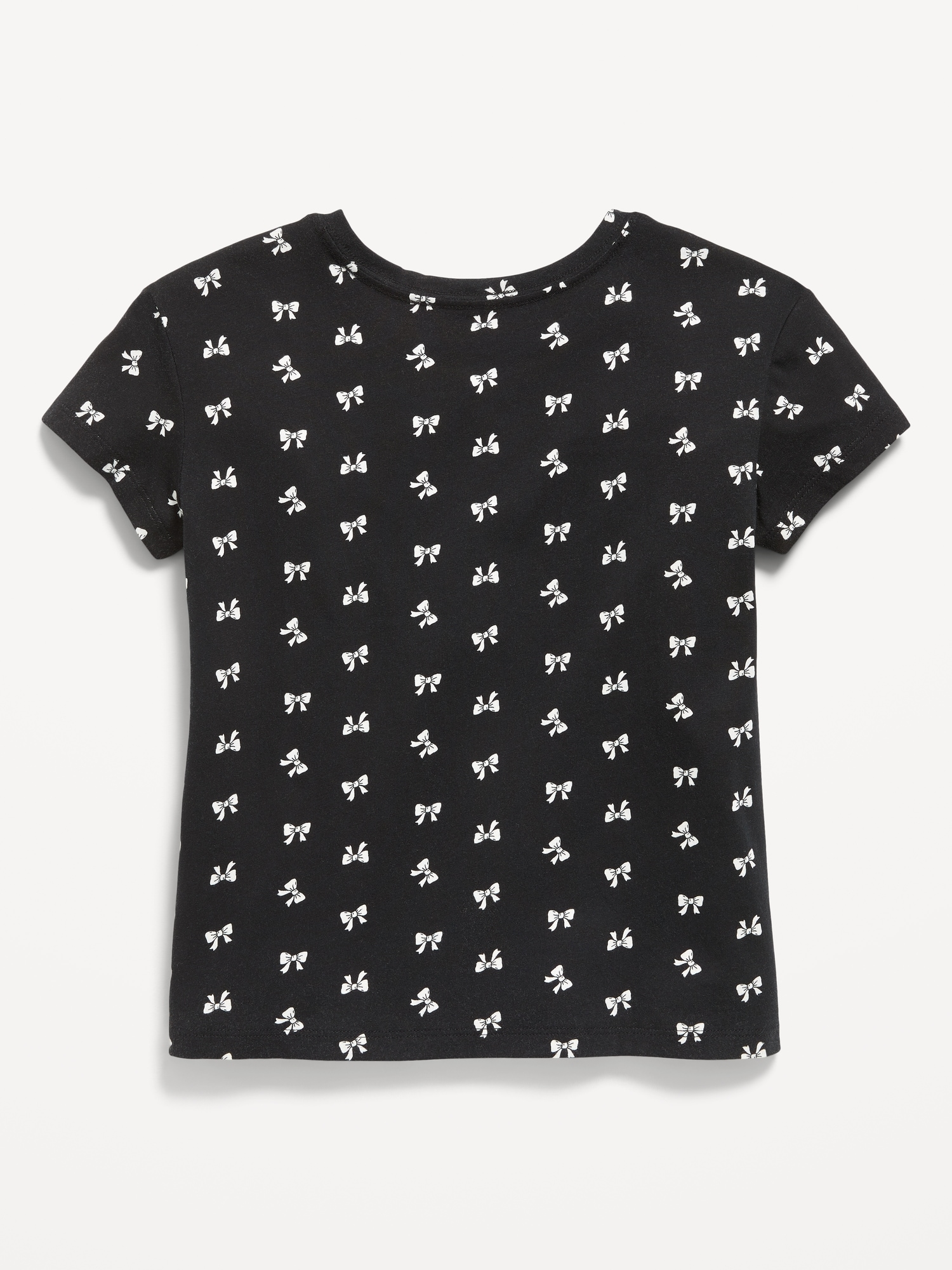 Softest Printed Short-Sleeve T-Shirt for Girls
