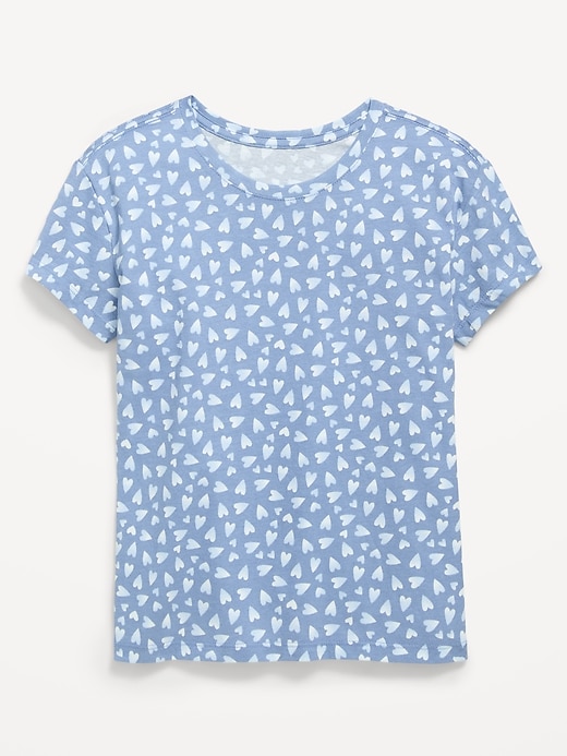 Image number 1 showing, Softest Printed Short-Sleeve T-Shirt for Girls