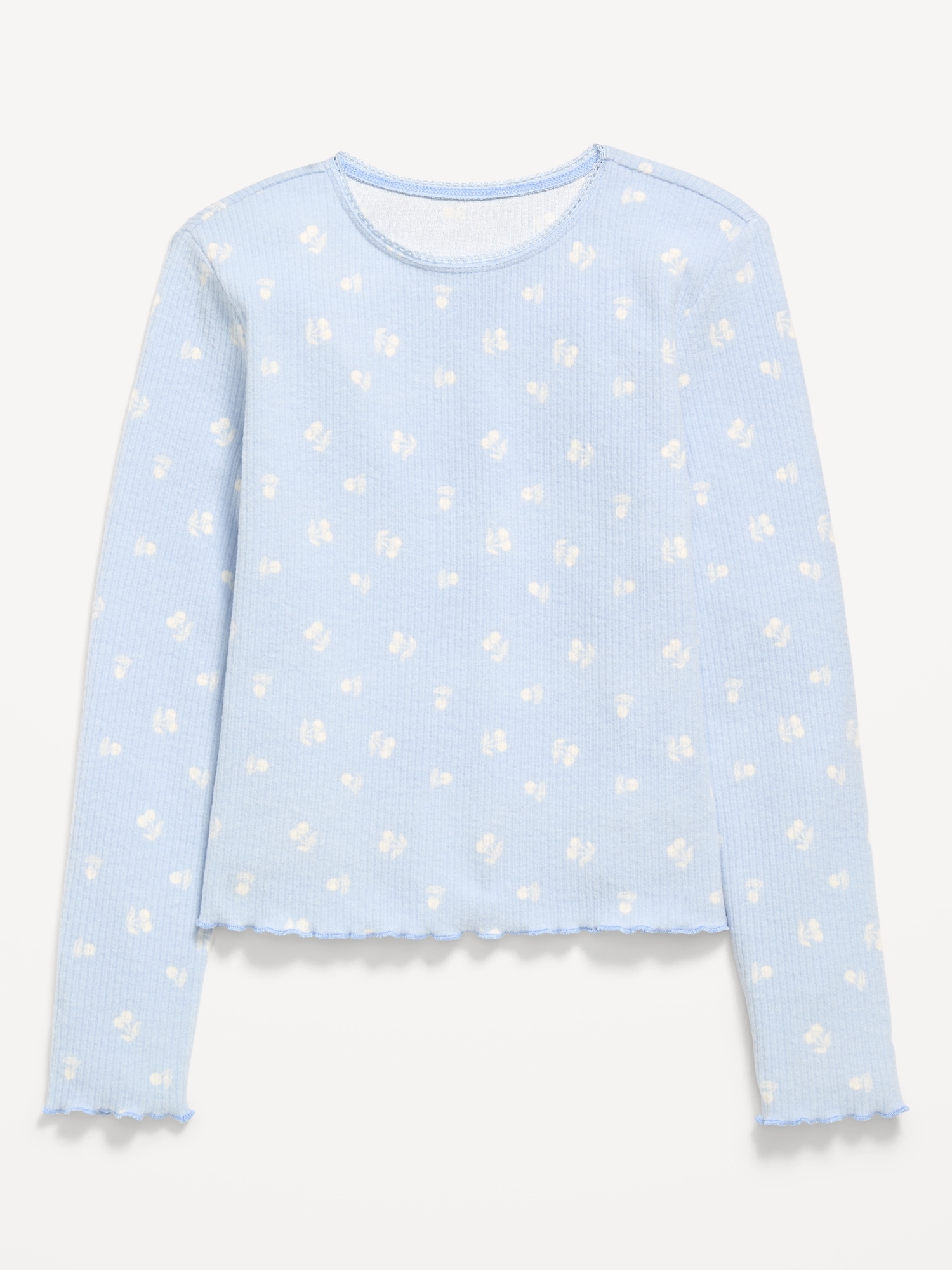 CozePlush Printed Long-Sleeve T-Shirt for Girls