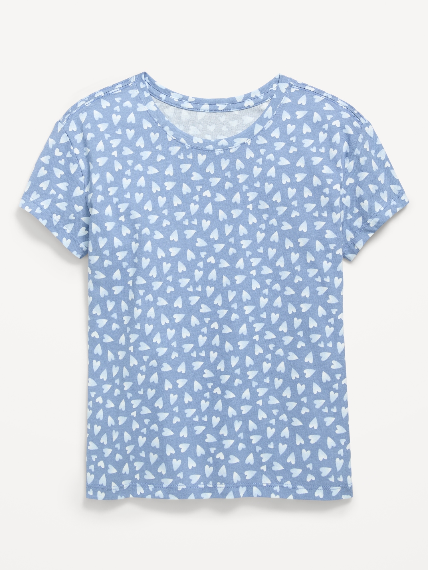 Softest Printed Short-Sleeve T-Shirt for Girls