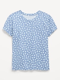 Image number 1 showing, Softest Printed Short-Sleeve T-Shirt for Girls