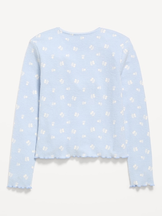 Image number 3 showing, CozePlush Printed Long-Sleeve T-Shirt for Girls