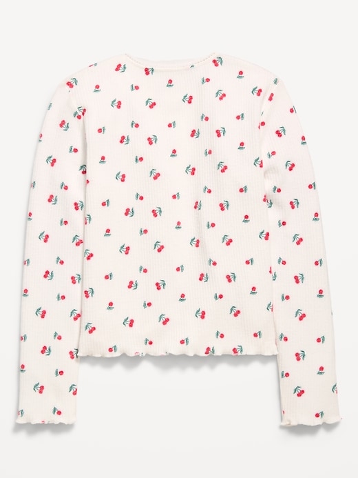 Image number 3 showing, CozePlush Printed Long-Sleeve T-Shirt for Girls