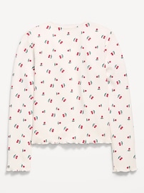 Image number 3 showing, CozePlush Printed Long-Sleeve T-Shirt for Girls