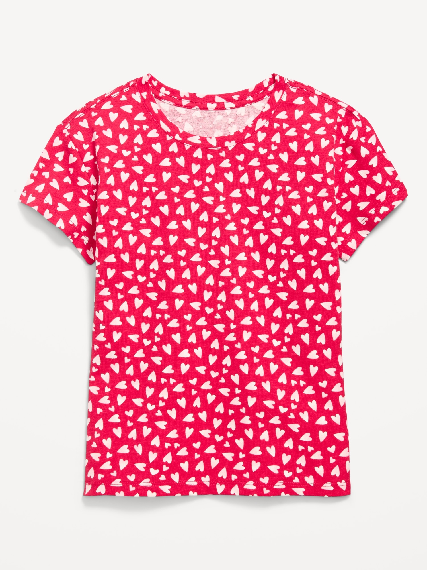Softest Printed Short-Sleeve T-Shirt for Girls