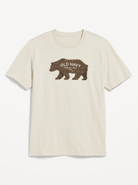 Crew-Neck Logo-Graphic T-Shirt - A Shore Thing