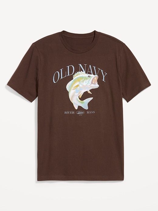 Image number 1 showing, Crew-Neck Logo-Graphic T-Shirt