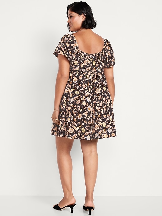 Image number 7 showing, Mini Floral Swing Dress