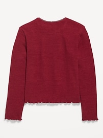 Image number 2 showing, CozePlush Long-Sleeve Graphic T-Shirt for Girls