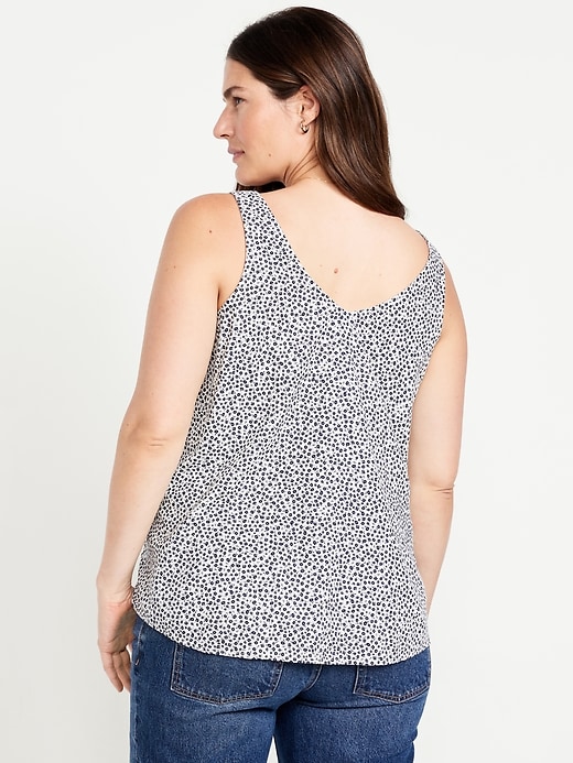 Image number 2 showing, Maternity Crepe Shell Tank