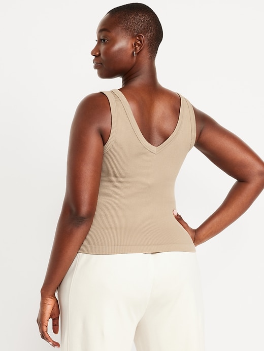 Image number 6 showing, Exhale Seamless Fitted Rib Tank