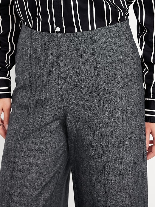 Image number 5 showing, High-Waisted Pull-On Pixie Wide-Leg Pants